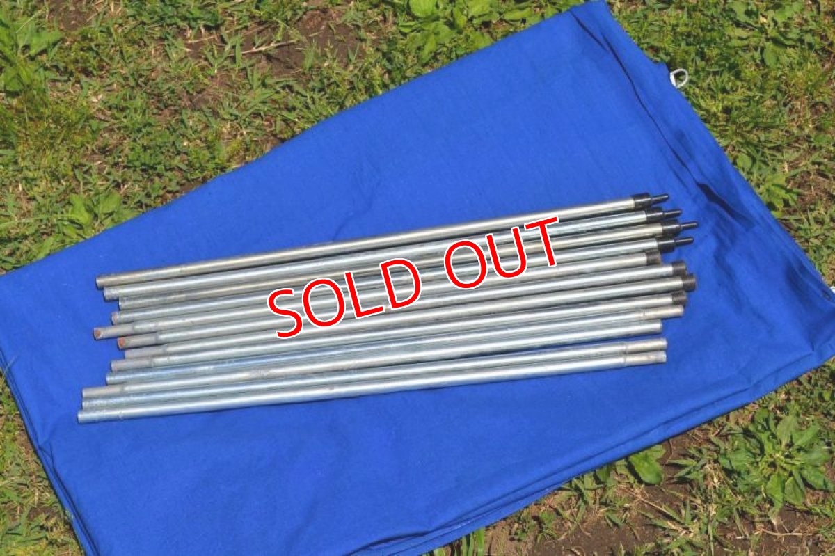 画像4: ヴィンテージコットン陣幕/ブルー　オランダ製 (4)