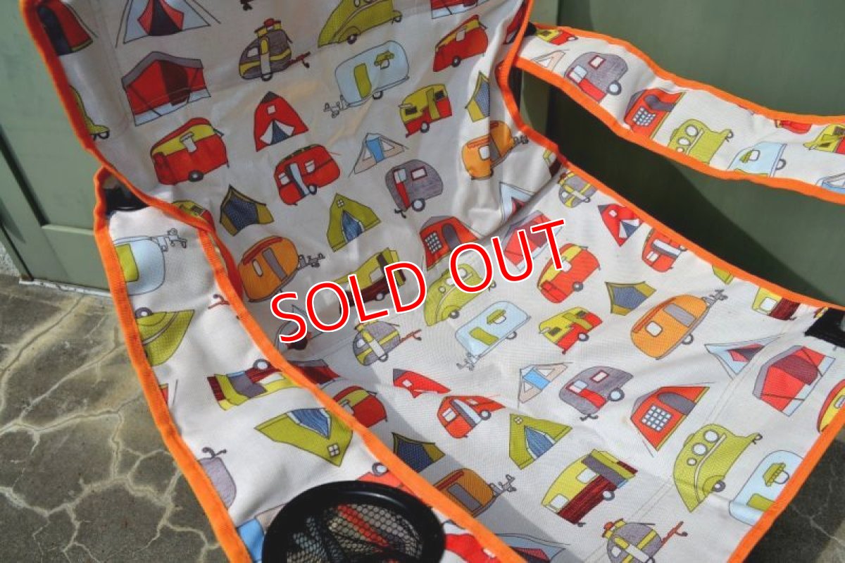 画像3: フォールディングチェア/テントキャンピングカー柄 (3)