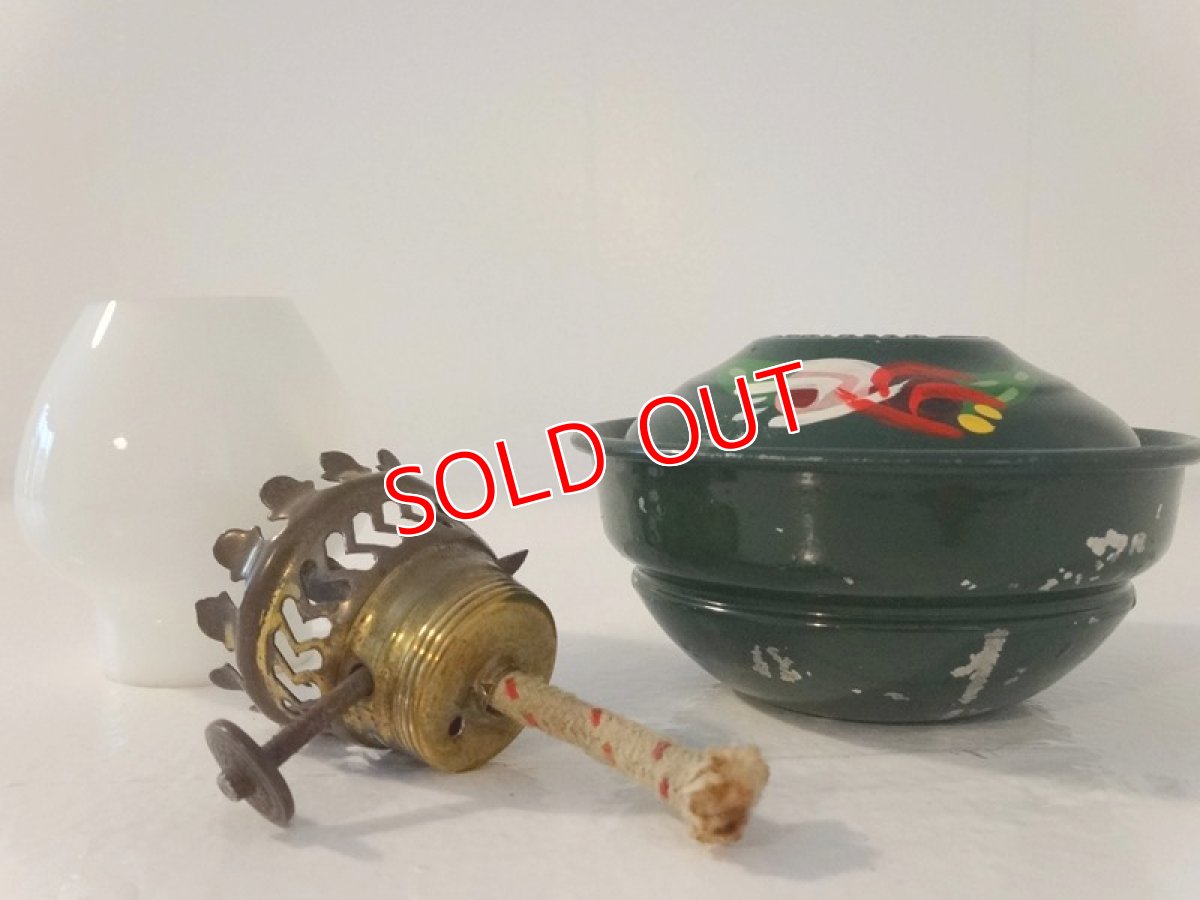 画像3: ケリーランプ/グリーン・ハンドペイント (3)