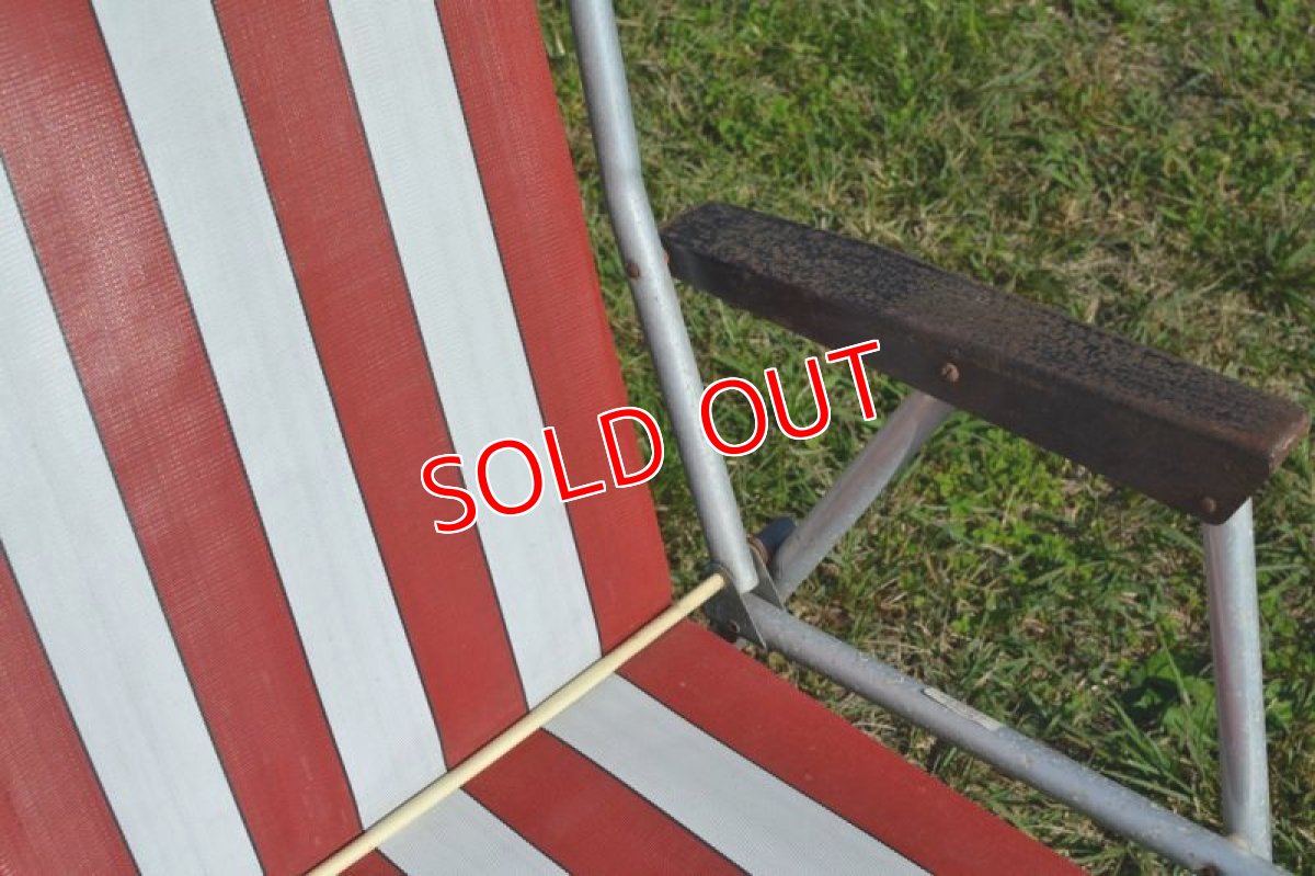 画像4: ナイロンストライプ・ピクニックチェア (4)