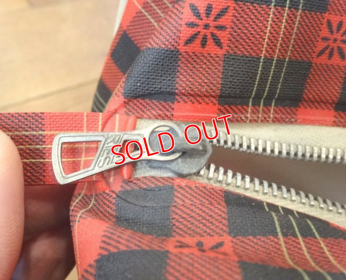 画像4: レトロチェック・ビニールバッグ (4)