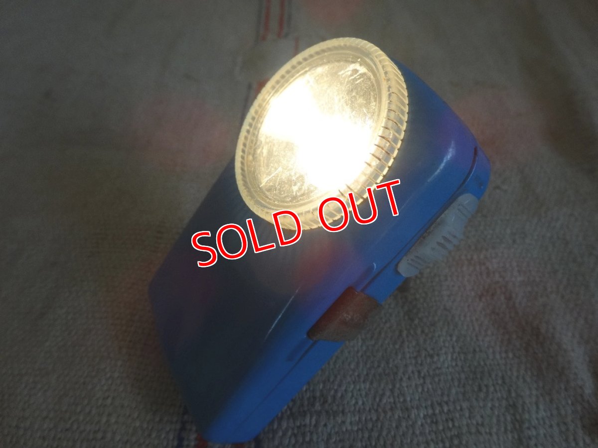 画像4: フランス製Ｔｉｎフラッシュライト/ブルー (4)