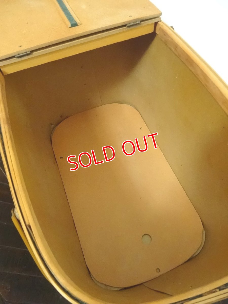 画像3: ＵＳ６０ｓピクニックバスケット/グリーン (3)