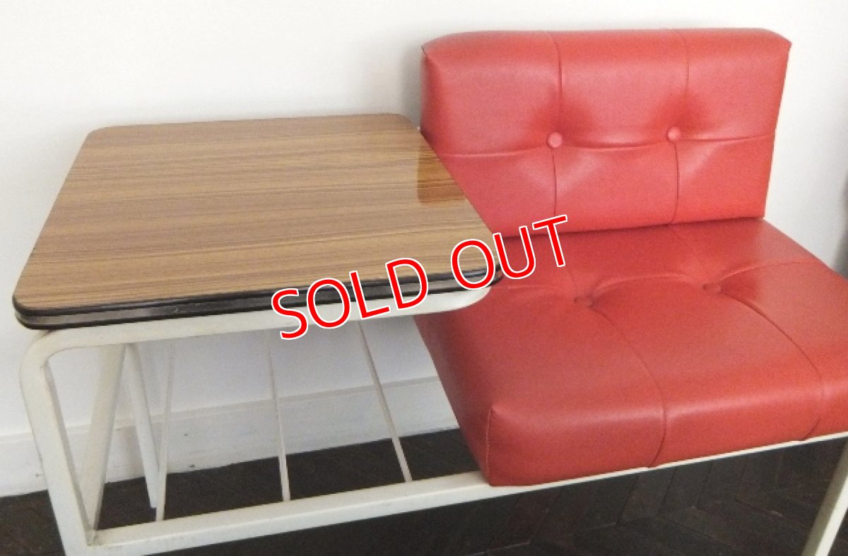 画像3: UK６０sテレホンベンチ・電話机 (3)