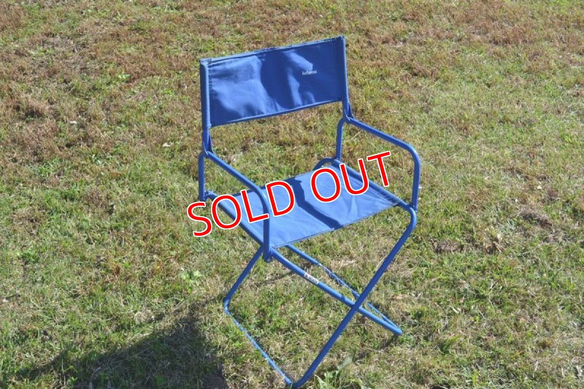 画像5: フランスlafumaディレクターズチェア/ブルー (5)