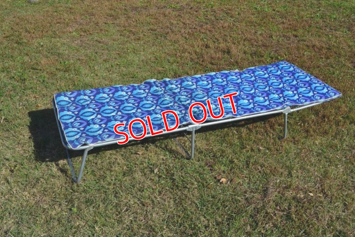 画像3: レトロフラワー・サンラウンジャー/ブルー (3)