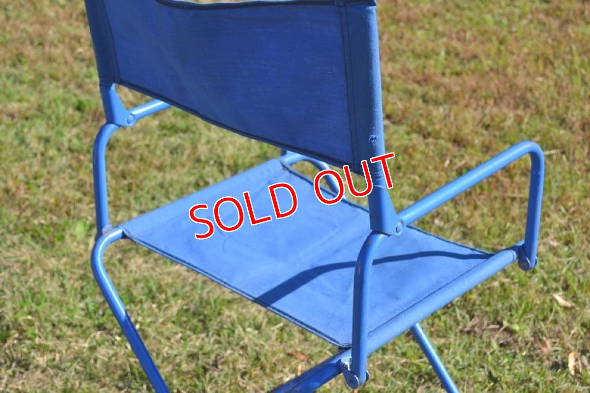 画像3: フランスlafumaディレクターズチェア/ブルー (3)