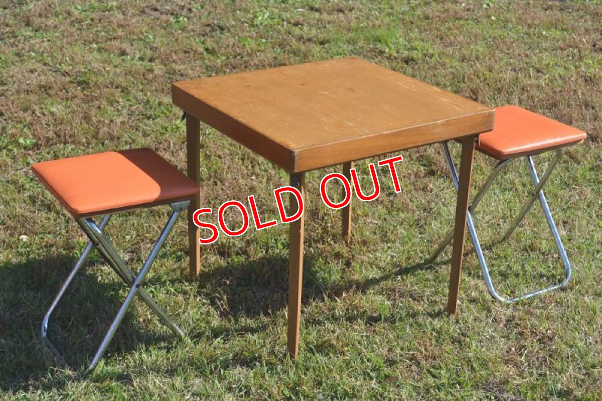 画像5: フォールディングスツール・オレンジ (5)