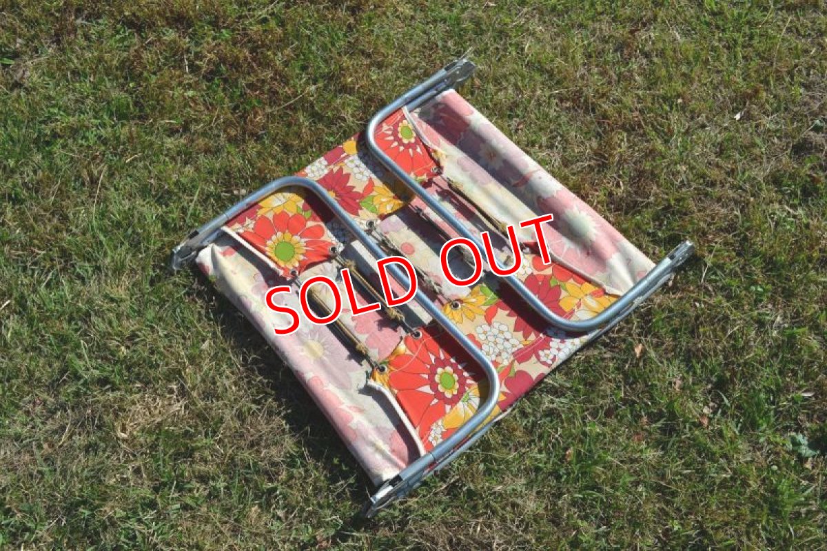 画像5: 70ｓレトロフラワー・サンラウンジャー (5)