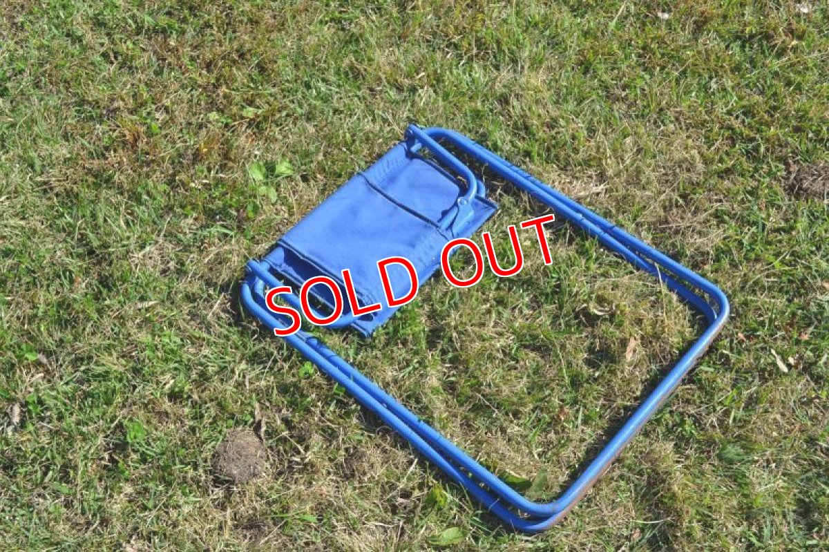 画像6: フランスlafumaディレクターズチェア/ブルー (6)