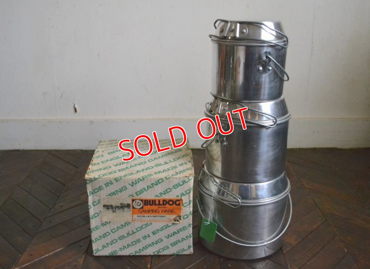 画像5: ホットン社製ブルドッグ印ビリーカンS,M,Lセット　デッドストック (5)