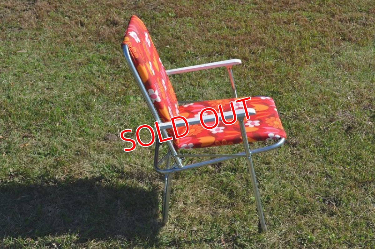 画像3: レトロフラワー・ピクニックチェア (3)