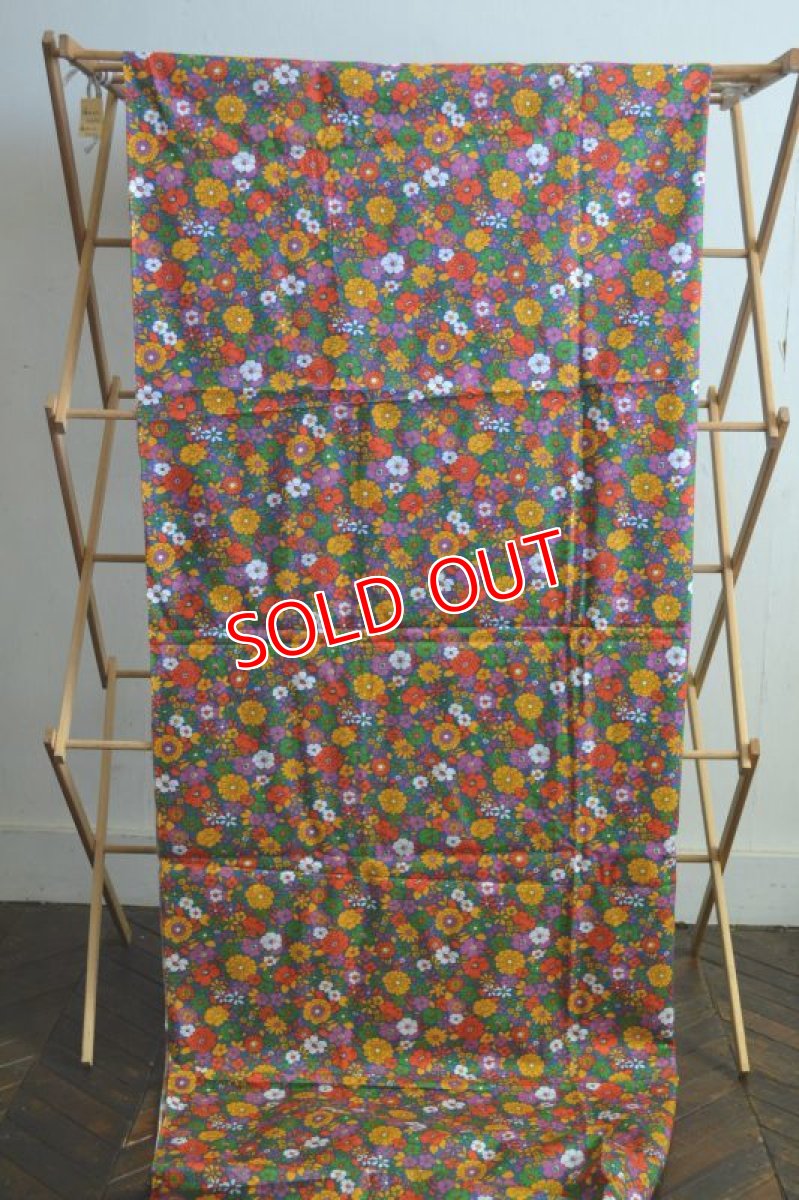 画像6: 70ｓヴィンテージ・レトロフラワー/小花カラフル (6)