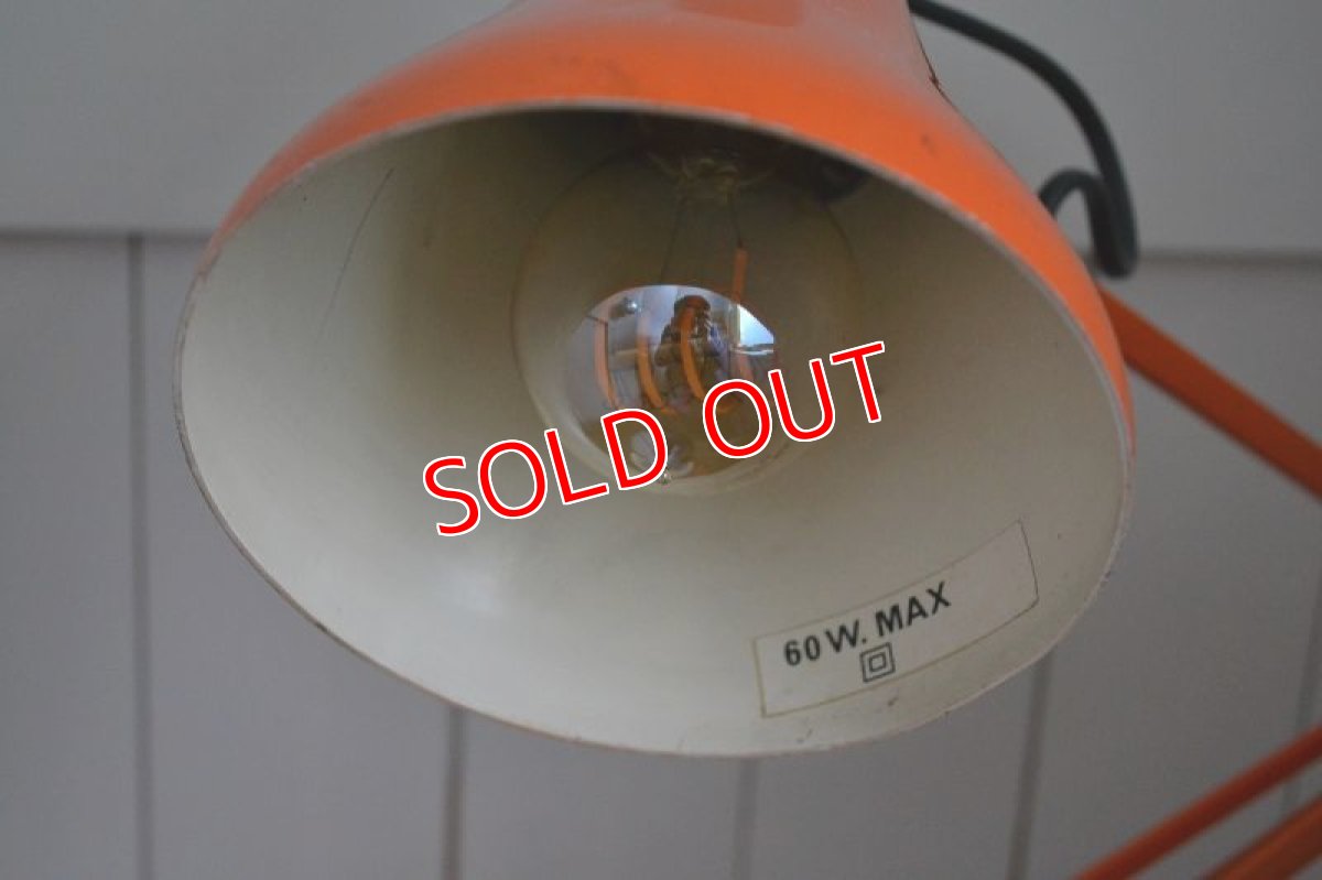 画像9: アングルポイズAPEX90・デスクランプ/オレンジ (9)