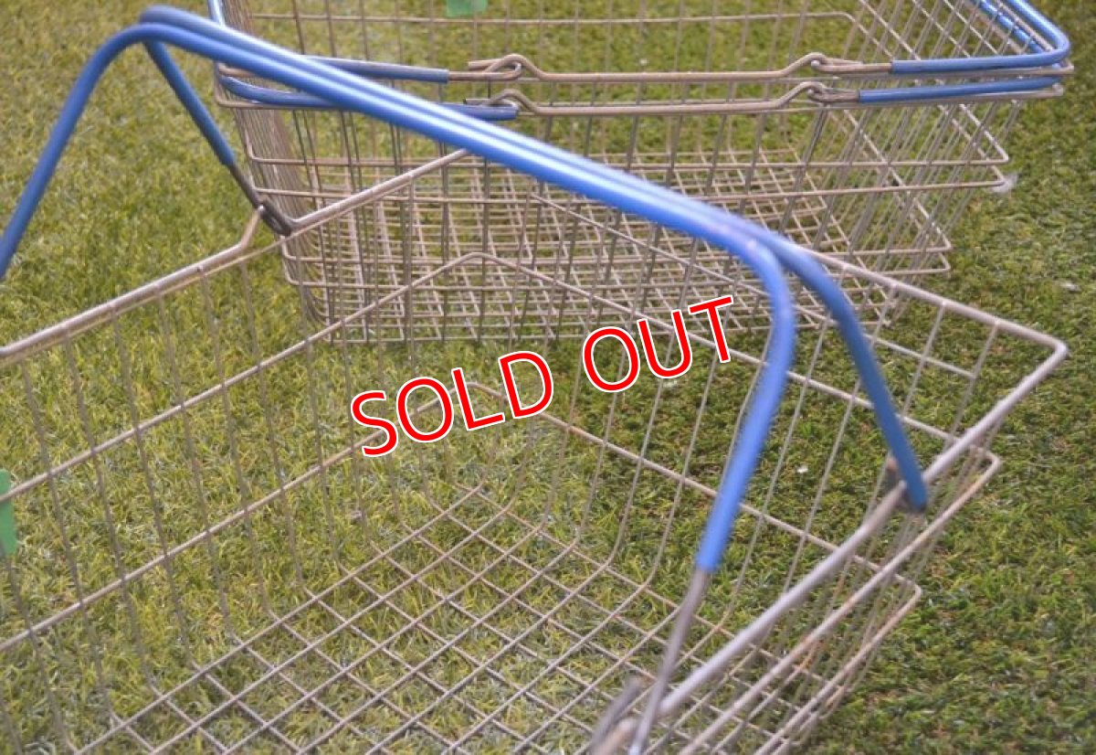 画像3: UK60sヴィンテージワイヤーバスケット (3)