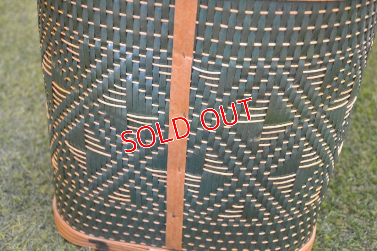 画像7: US６０ｓヴィンテージ・ピクニックバスケット/グリーン (7)