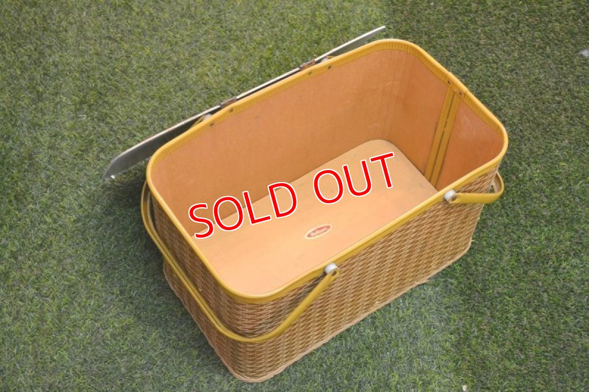 画像5: US70sウェルチ・REDMONピクニックバスケット (5)