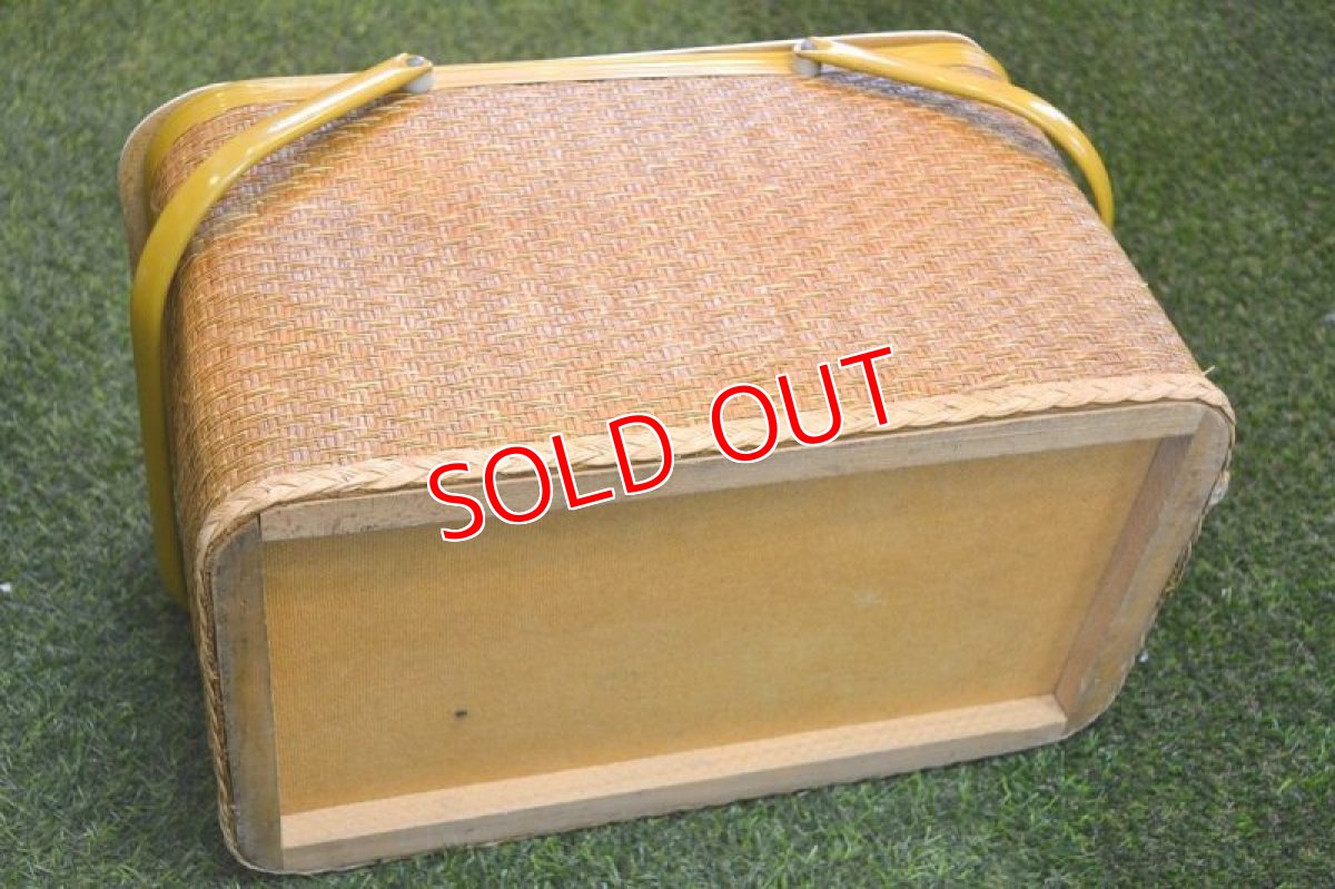 画像9: US70sウェルチ・REDMONピクニックバスケット (9)