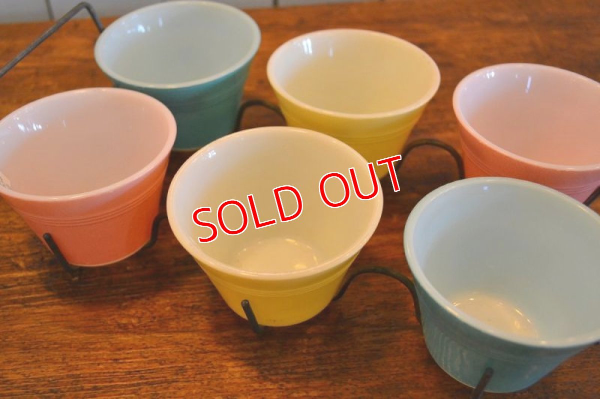 画像2: JAJパイレックス・カスタードカップセット (2)