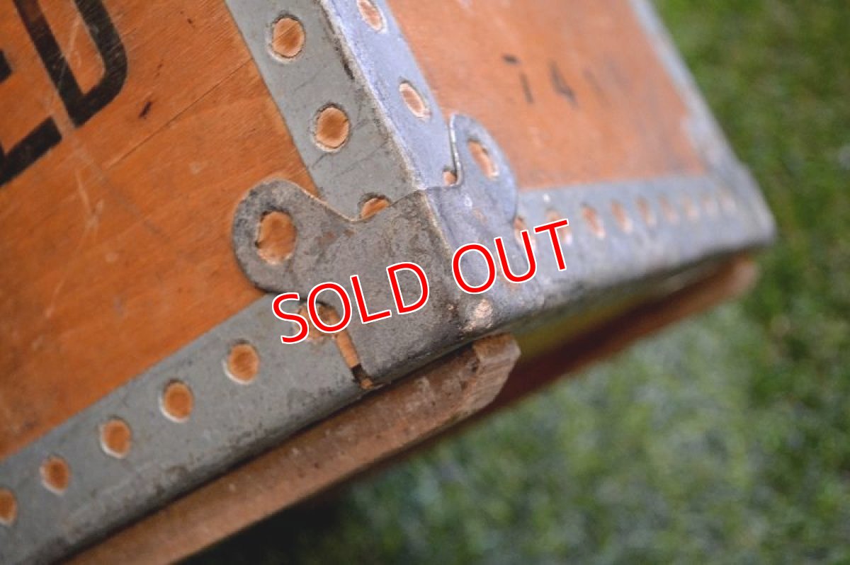 画像10: 木製鉄枠　クレート (10)