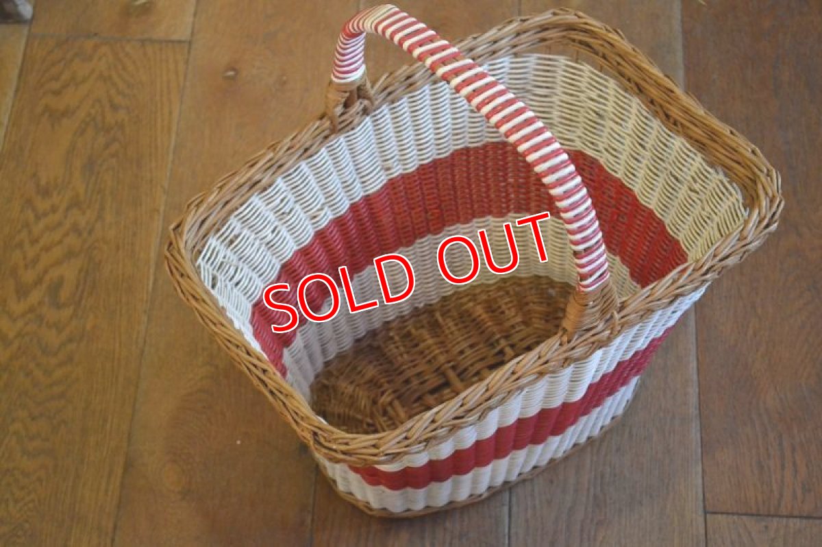 画像10: ６０ｓバスケット/ホワイト×レッド (10)