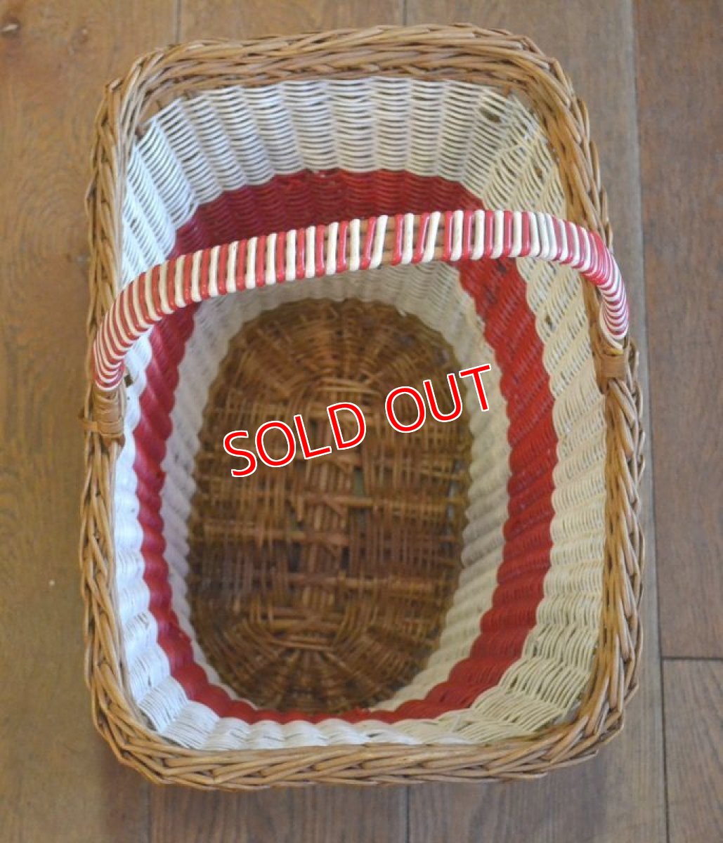 画像7: ６０ｓバスケット/ホワイト×レッド (7)