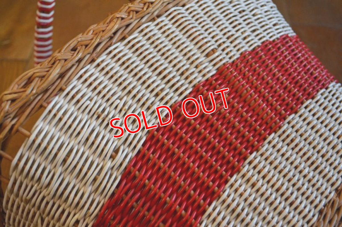 画像8: ６０ｓバスケット/ホワイト×レッド (8)