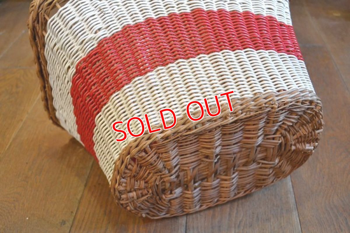 画像9: ６０ｓバスケット/ホワイト×レッド (9)