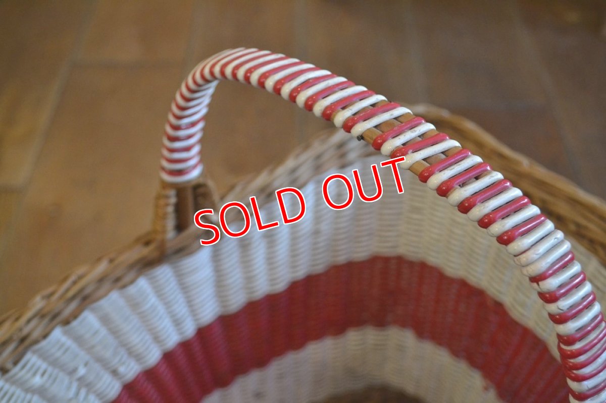 画像4: ６０ｓバスケット/ホワイト×レッド (4)