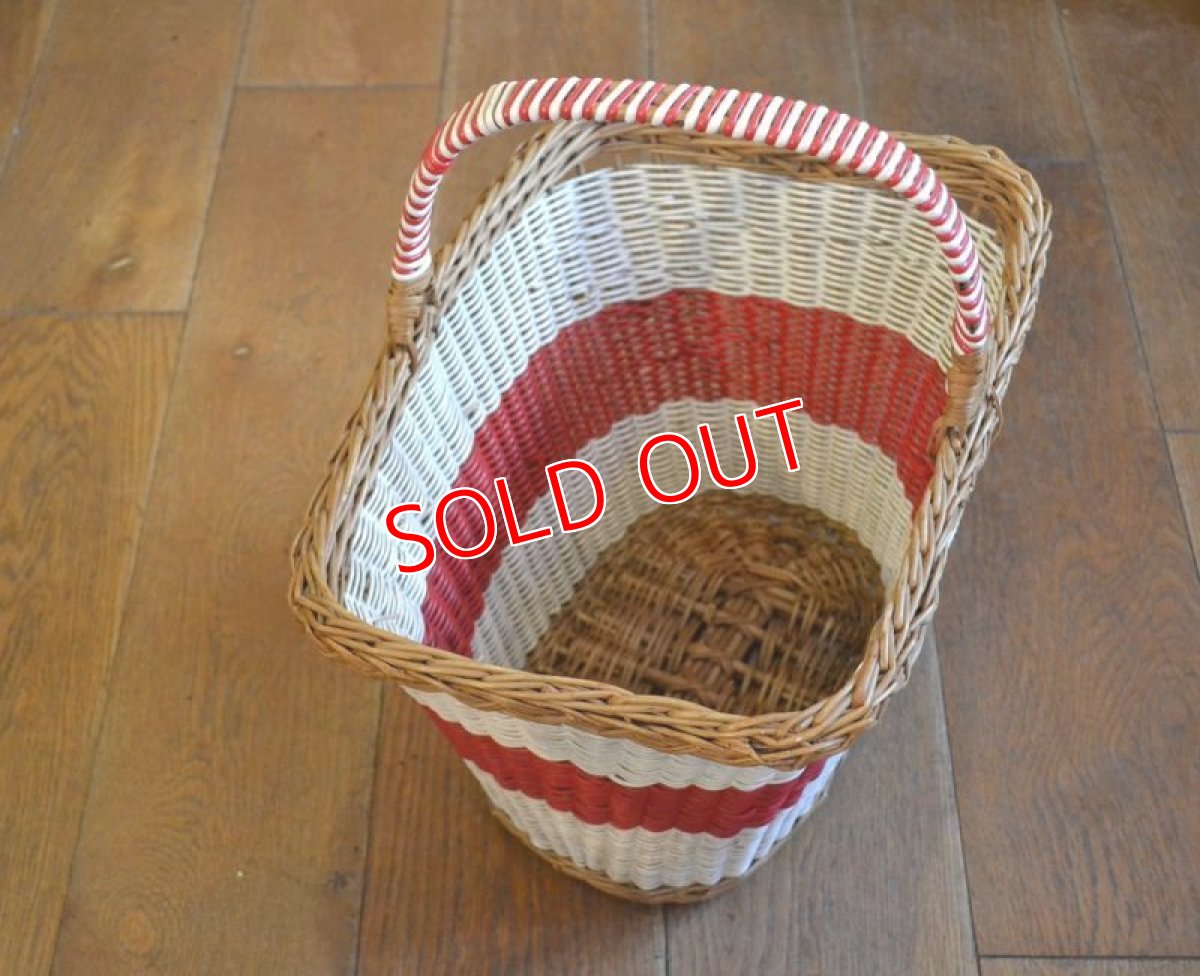 画像3: ６０ｓバスケット/ホワイト×レッド (3)