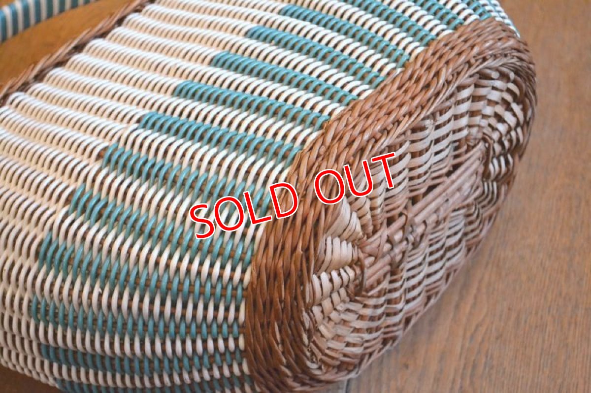 画像5: ６０ｓバスケット/ホワイト×ブルー (5)