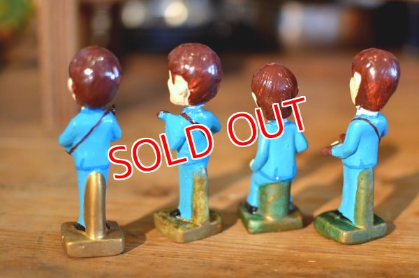 ザ・ビートルズ　首振り人形　4体セット　レトロ　ヴィンテージ　骨董品 THE Beatlesビートルズ首振り人形セット - ガジェットモード