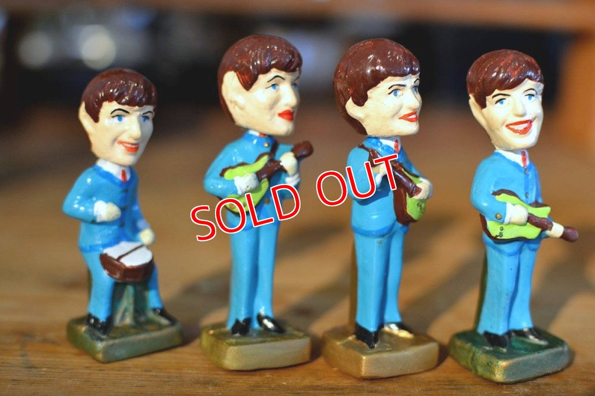 画像2: THE Beatlesビートルズ首振り人形セット (2)