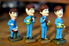 画像2: THE Beatlesビートルズ首振り人形セット (2)