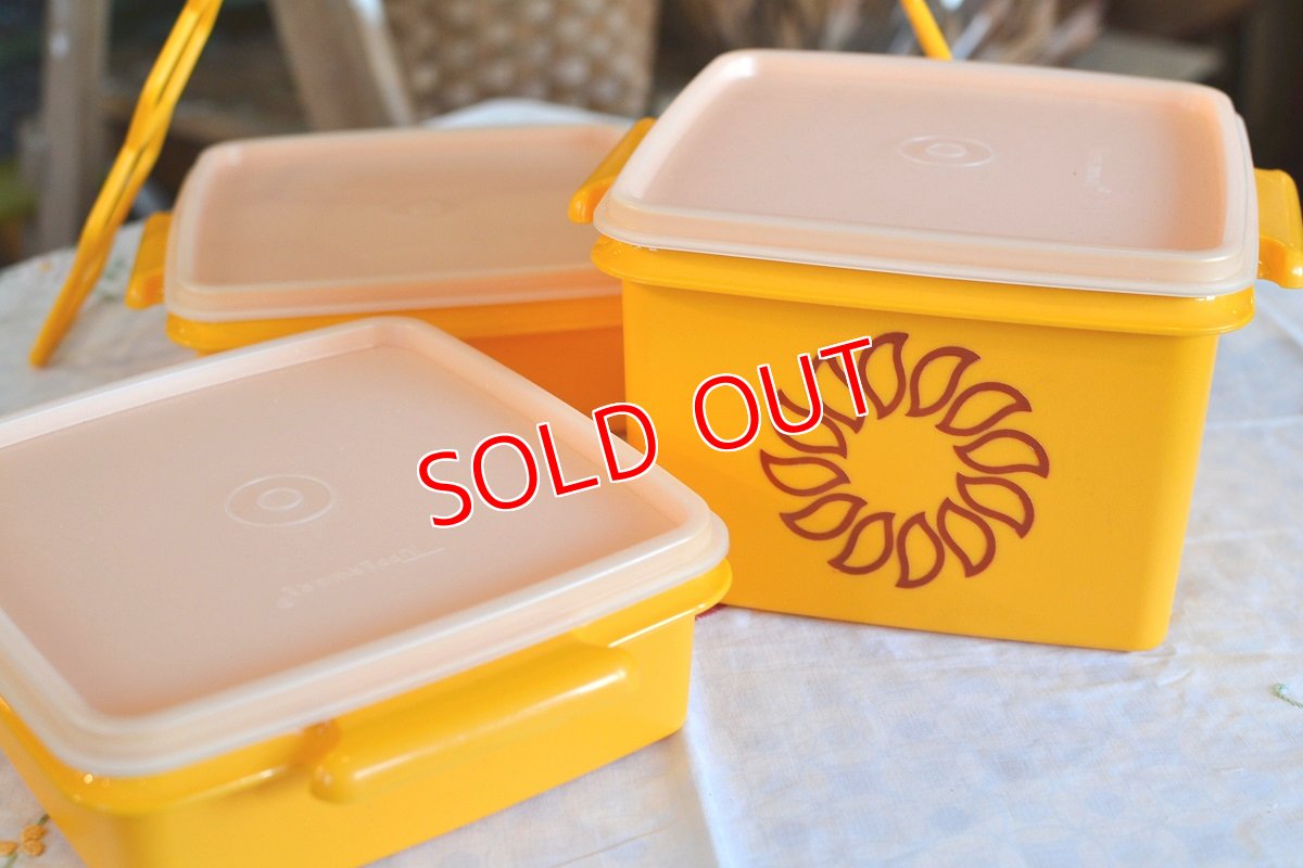 画像5: ＵＳ７０ｓタッパーウェア・トリオランチボックス (5)