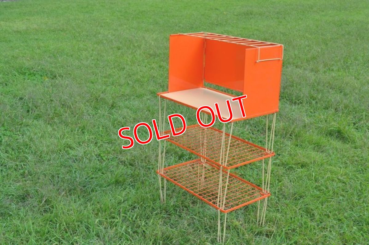 画像2: ヴィンテージHago社キャンプキッチン/オレンジ (2)