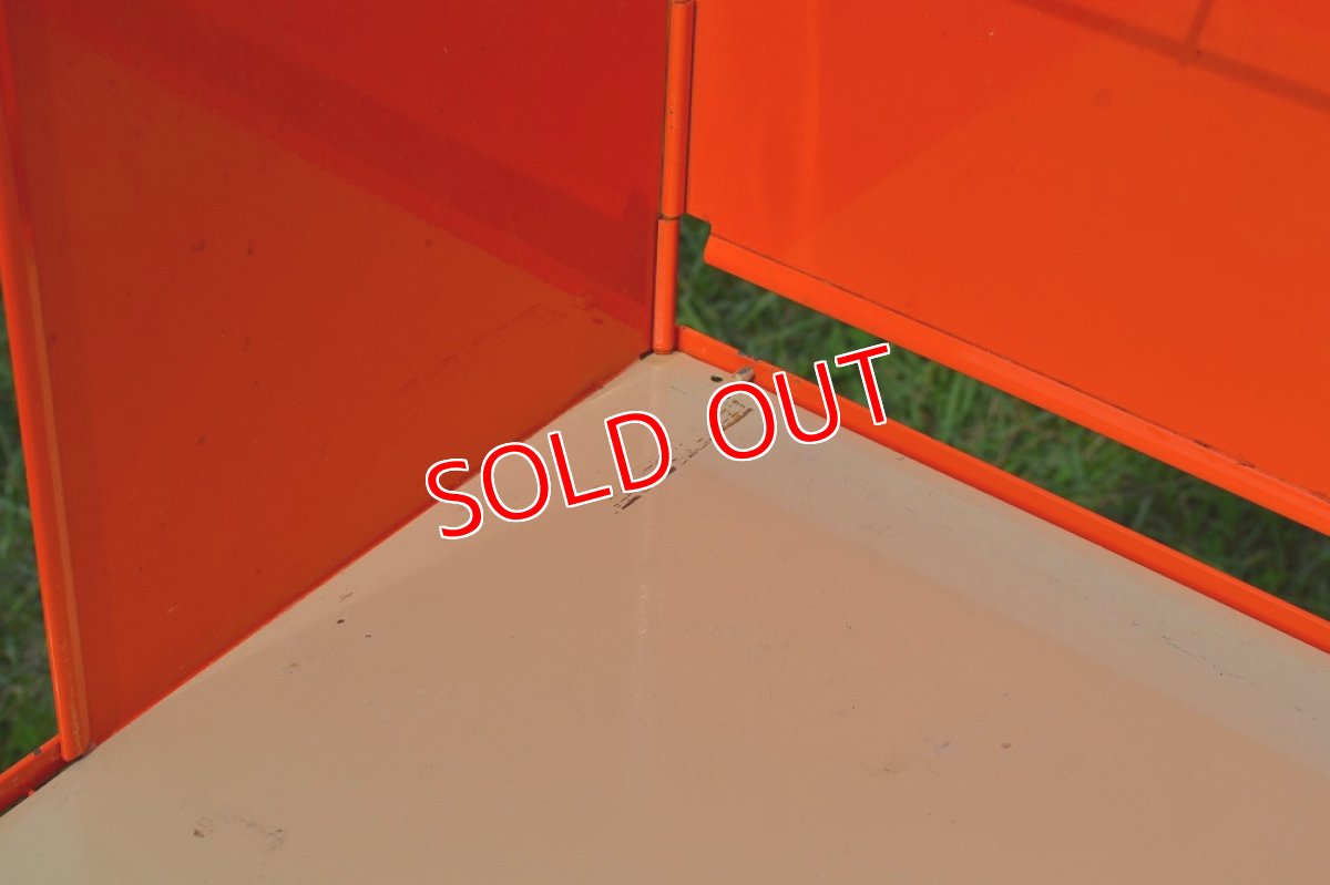 画像7: ヴィンテージHago社キャンプキッチン/オレンジ (7)