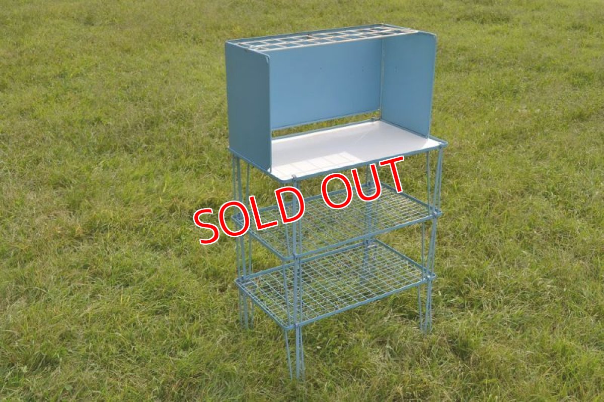 画像3: ヴィンテージbeanstalk/キャンプキッチン　ブルー (3)