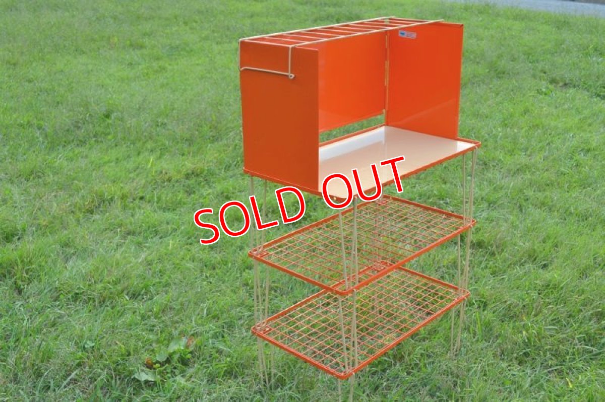 画像3: ヴィンテージHago社キャンプキッチン/オレンジ (3)