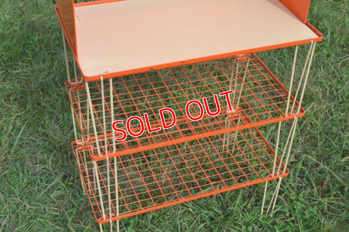 画像6: ヴィンテージHago社キャンプキッチン/オレンジ (6)