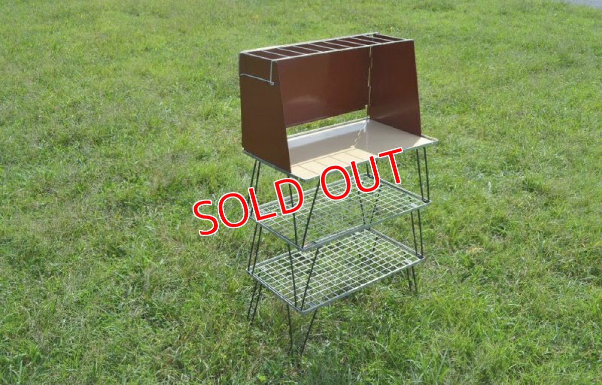 画像3: ヴィンテージキャンプキッチン/ブラウン×シルバー (3)