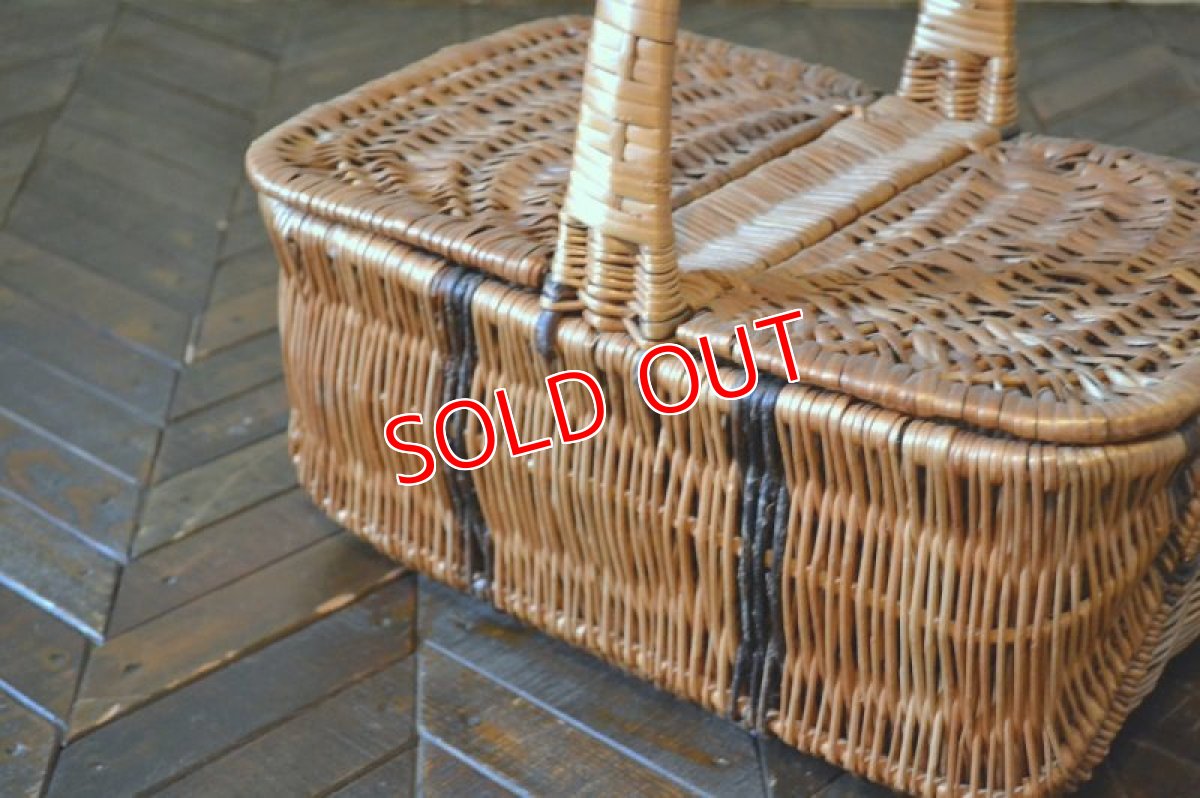 画像3: UKヴィンテージ/ピクニックバスケット (3)