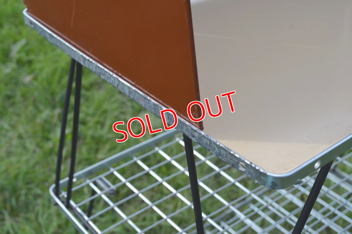 画像8: ヴィンテージキャンプキッチン/ブラウン×シルバー (8)