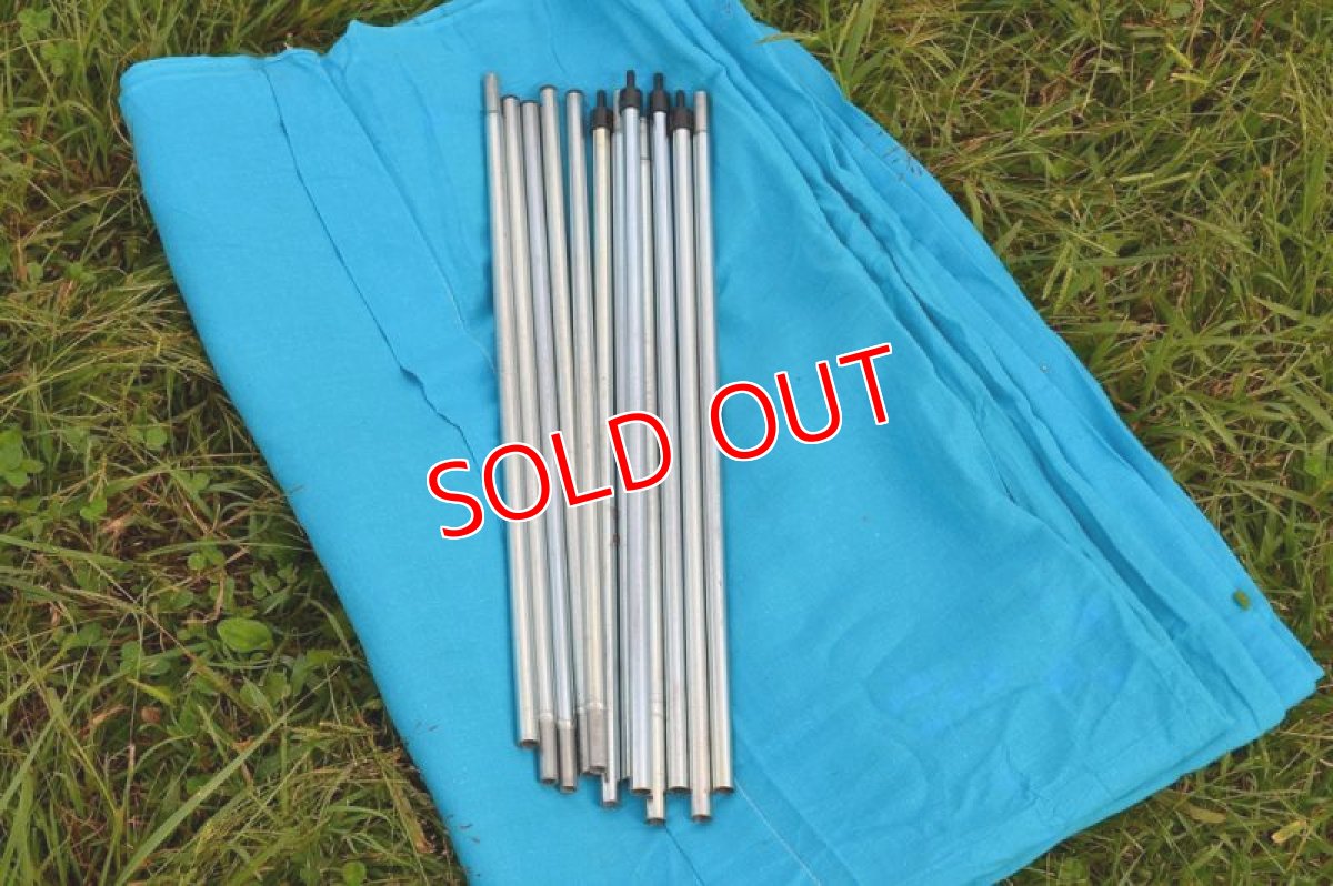 画像7: ユーロヴィンテージ/コットン陣幕ブルー (7)