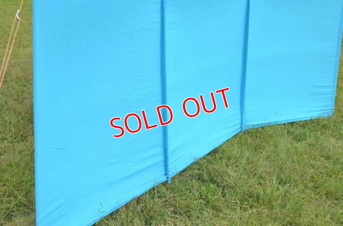画像3: ユーロヴィンテージ/コットン陣幕ブルー (3)