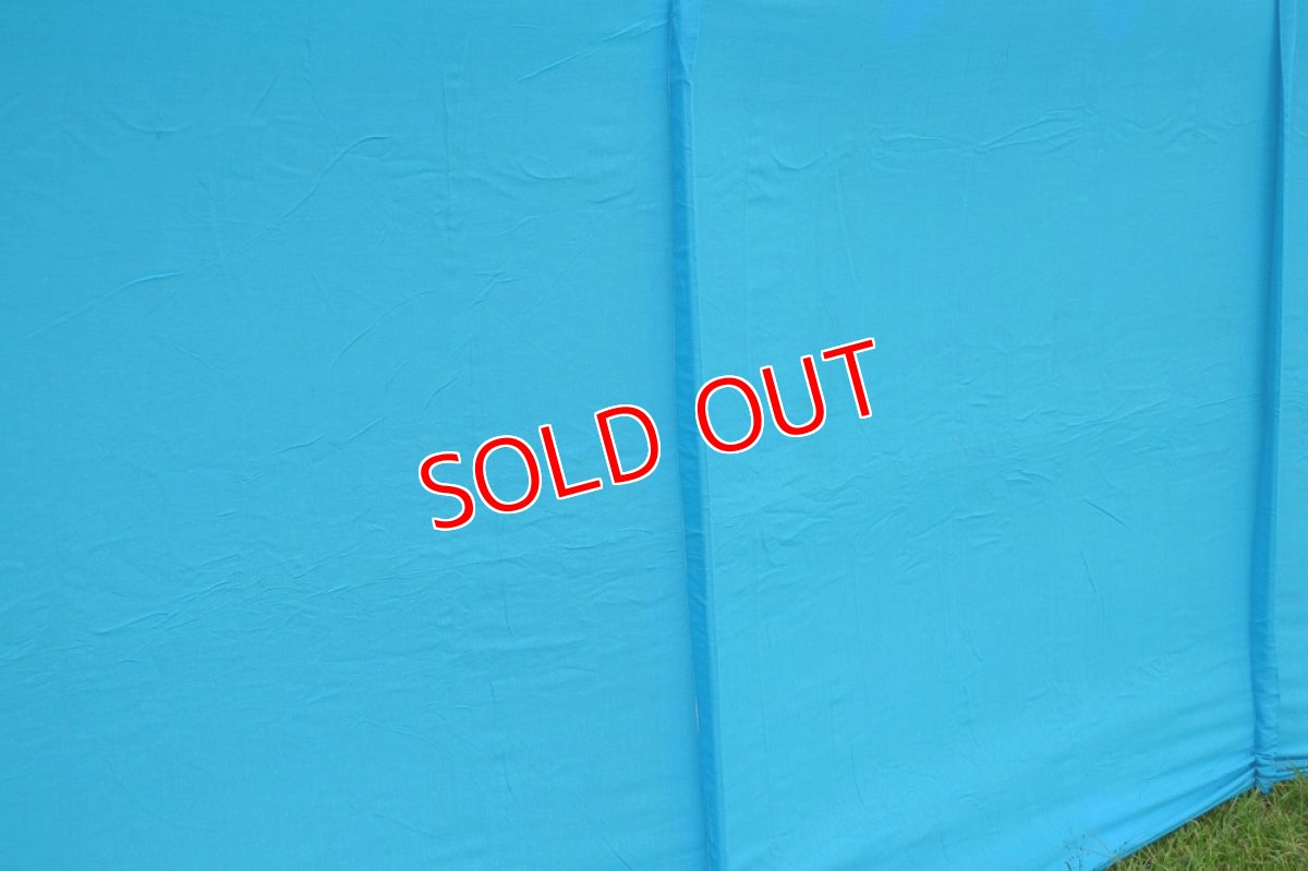 画像2: ユーロヴィンテージ/コットン陣幕ブルー (2)
