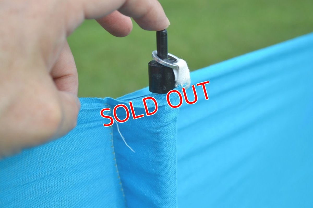 画像6: ユーロヴィンテージ/コットン陣幕ブルー (6)