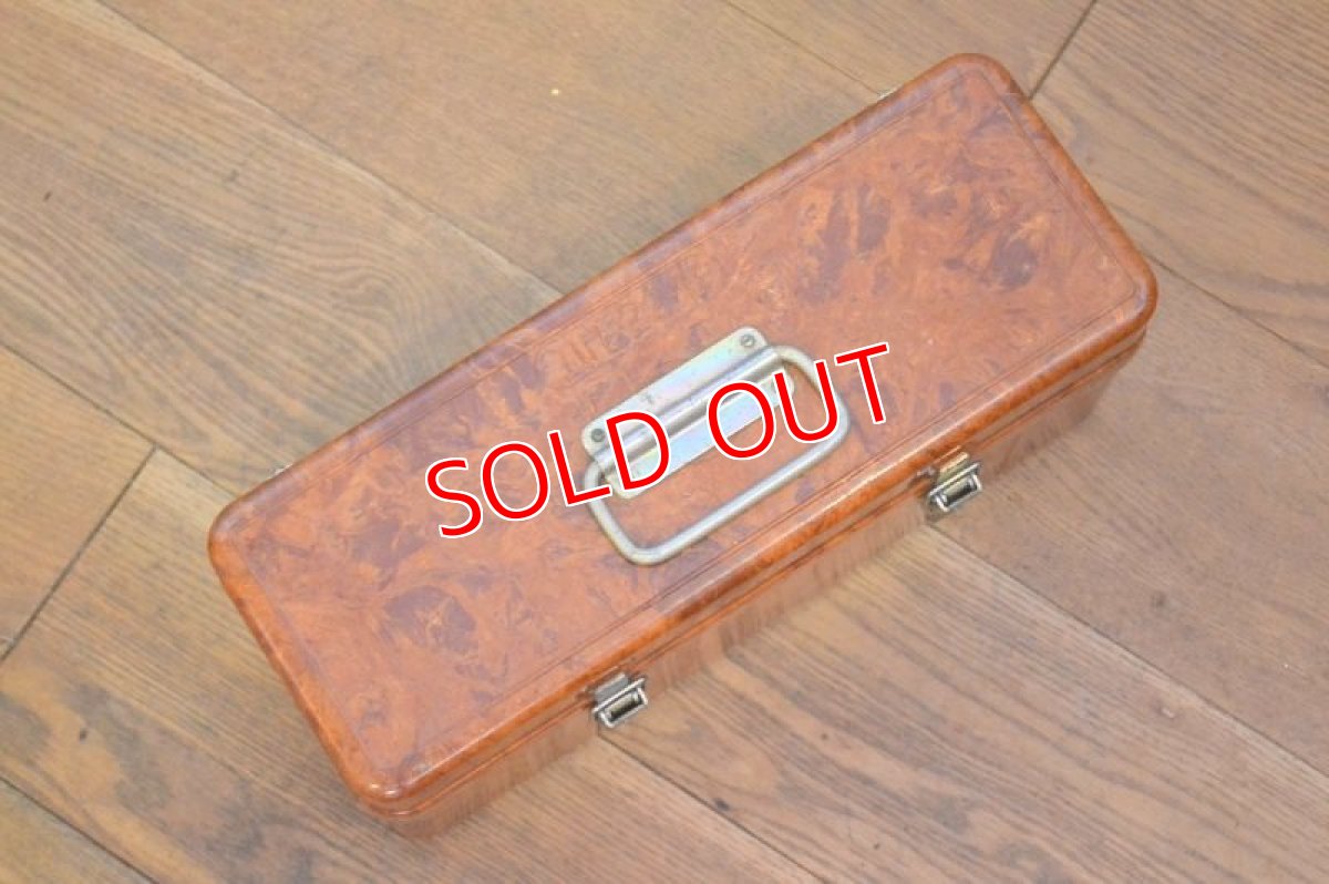 画像4: 50ｓベークライト・マーブル柄ツールボックス (4)