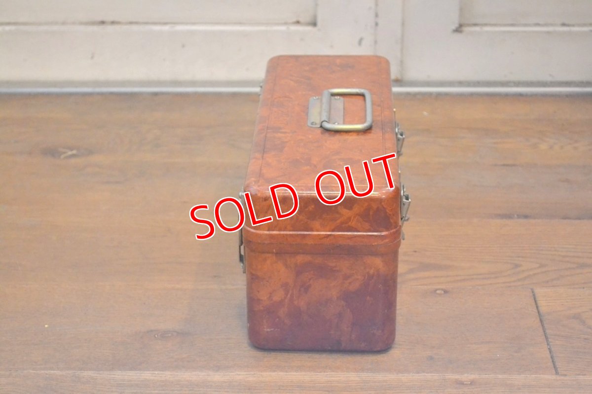 画像3: 50ｓベークライト・マーブル柄ツールボックス (3)