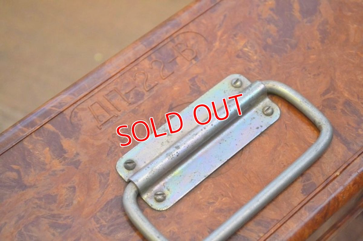 画像5: 50ｓベークライト・マーブル柄ツールボックス (5)